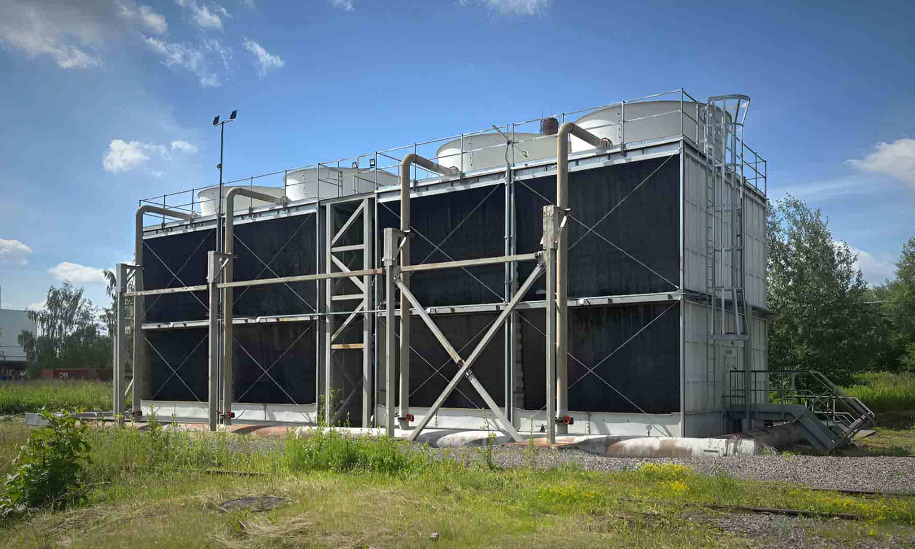 Реконструкция вентиляторной градирни 2ВГ-70